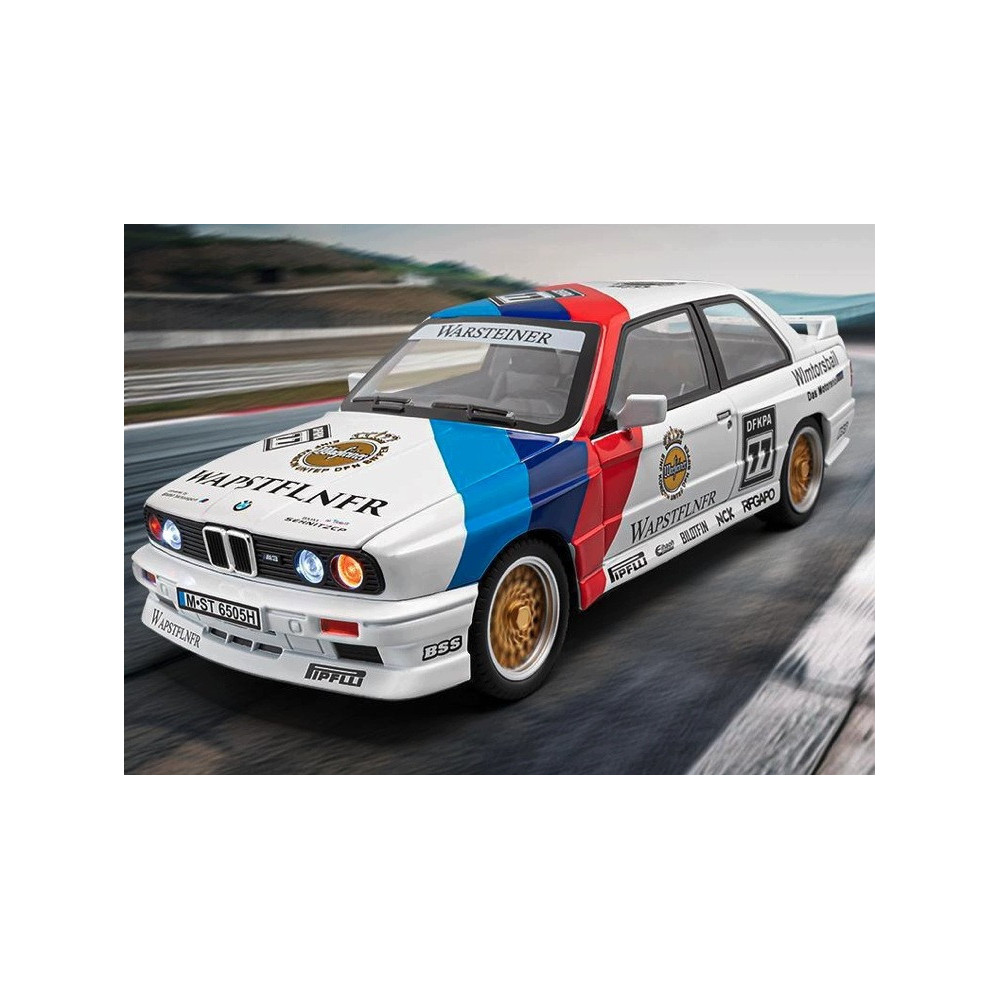 METALOWY MODEL BMW M3 E30 WARSTEINER 1:24 DIE CAST ŚWIATŁA DŹWIĘKI