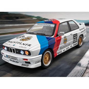 METALOWY MODEL BMW M3 E30 WARSTEINER 1:24 DIE CAST ŚWIATŁA DŹWIĘKI