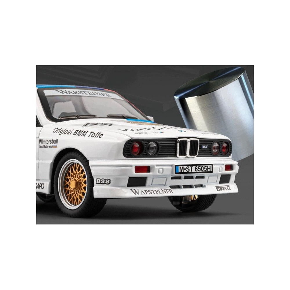 METALOWY MODEL BMW M3 E30 WARSTEINER 1:24 DIE CAST ŚWIATŁA DŹWIĘKI