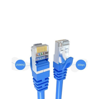 KABEL SIECIOWY ZWORKA RJ45 KATEGORIA 6 SZYBKI INTERNET CZARNY 15M