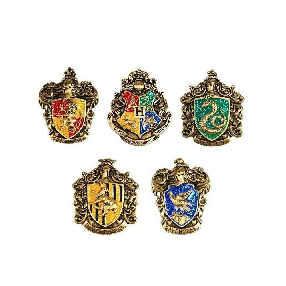 HARRY POTTER KOLEKCJONERSKA METALOWA ODZNAKA HERB GRYFFINDOR I INNE 1 SZT