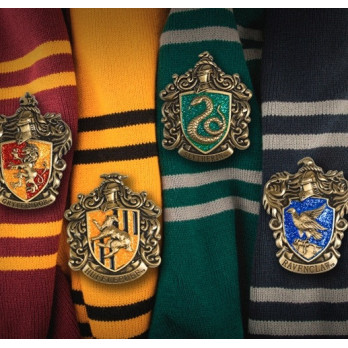 HARRY POTTER KOLEKCJONERSKA METALOWA ODZNAKA HERB GRYFFINDOR I INNE 1 SZT