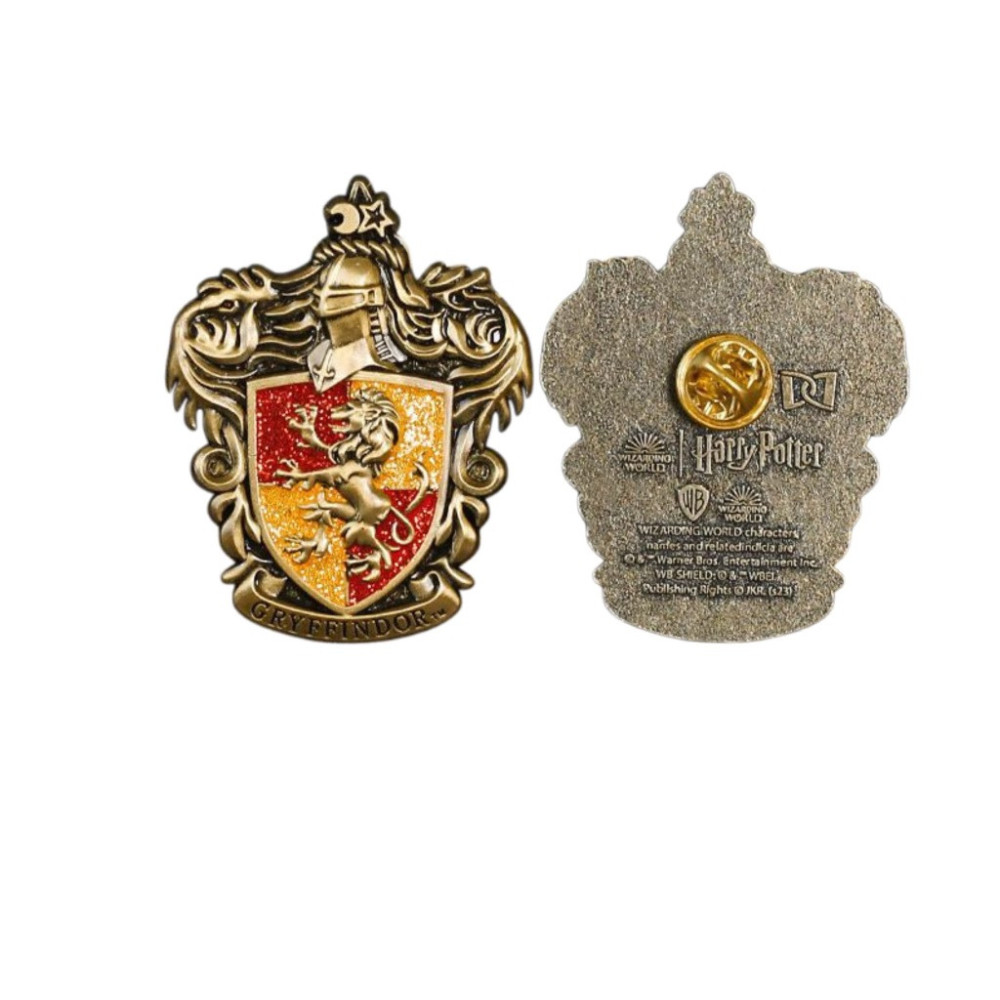 HARRY POTTER KOLEKCJONERSKA METALOWA ODZNAKA HERB GRYFFINDOR I INNE 1 SZT