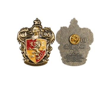 HARRY POTTER KOLEKCJONERSKA METALOWA ODZNAKA HERB GRYFFINDOR I INNE 1 SZT