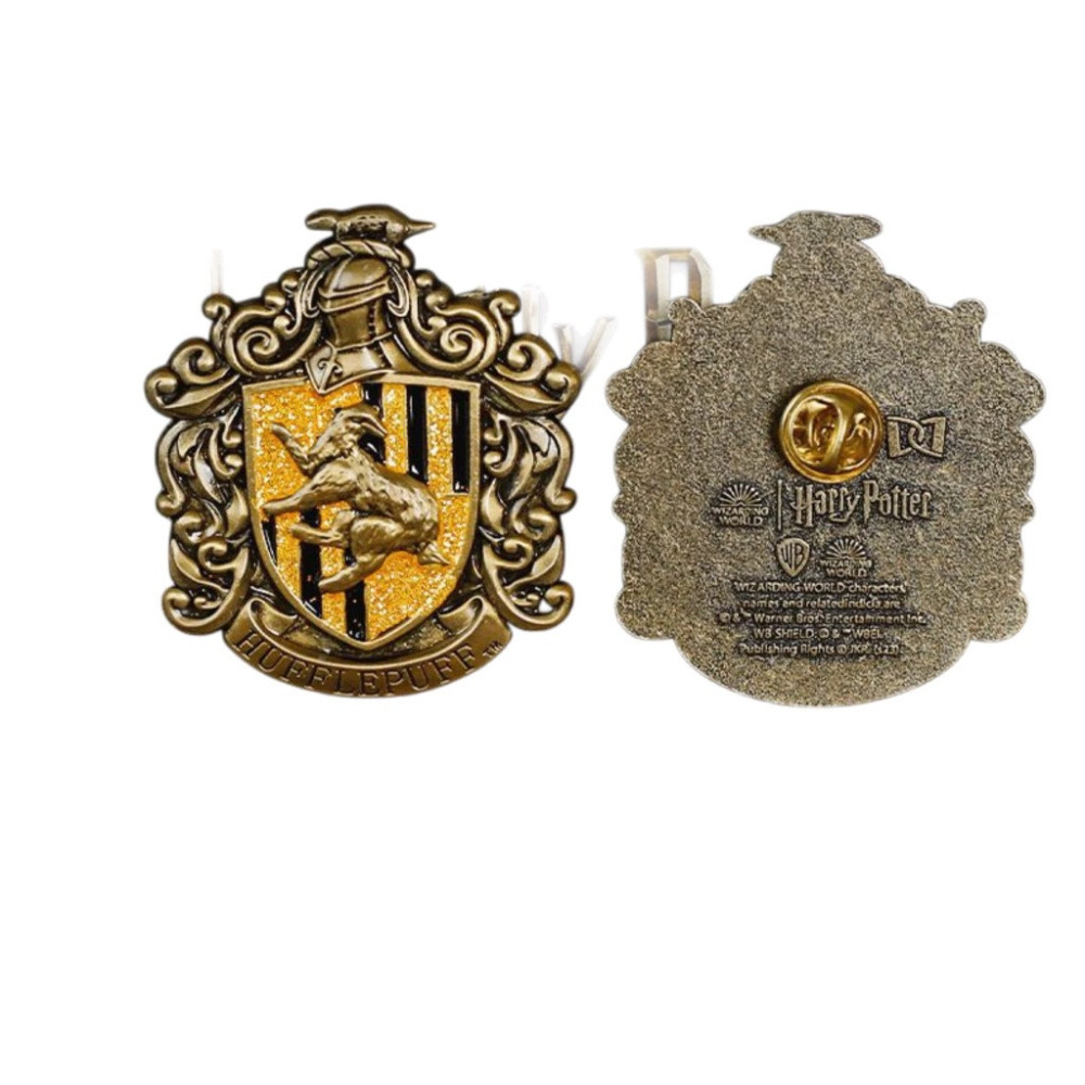 HARRY POTTER KOLEKCJONERSKA METALOWA ODZNAKA HERB GRYFFINDOR I INNE 1 SZT
