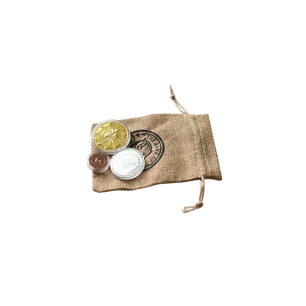 KOLEKCJONERSKIE MONETY HARRY POTTER GRINGOTTA 3 SZT ETUI WORECZEK