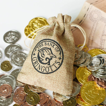 KOLEKCJONERSKIE MONETY HARRY POTTER GRINGOTTA 3 SZT ETUI WORECZEK