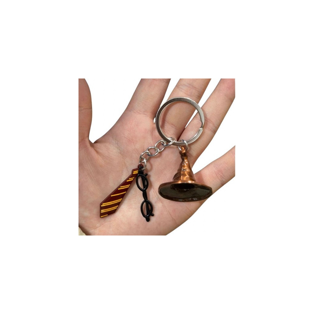 METALOWY BRELOK HARRY POTTER RÓŻNE WZORY GRYFFINDOR TIARA ZMIENIACZ CZASU