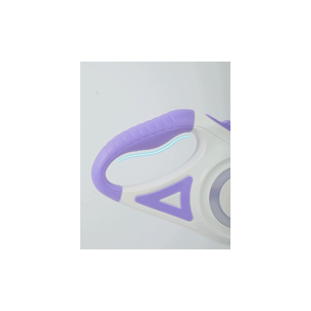 AUTOMATYCZNA SMYCZ DLA PSA 3 M Z PODŚWIETLENIEM RGB I LATARKĄ LED DO 35 KG