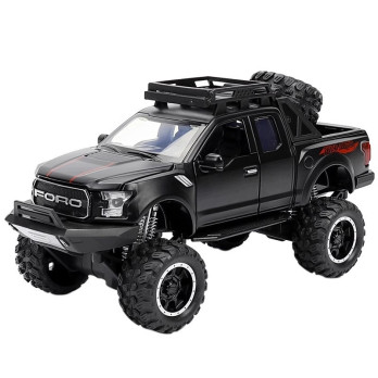 FORD F150 PICKUP METALOWY MODEL SAMOCHODU 1:32 CZARNY BLACK PREZENT