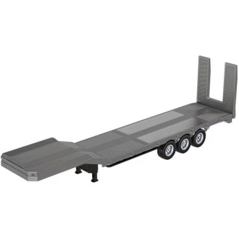 PRZYCZEPA NACZEPA Z PLATFORMĄ HUINA 1502 CZĘŚĆ DO SCANIA 770S RC SREBRNA