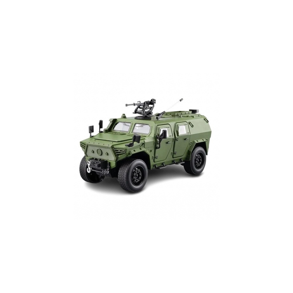 WOJSKOWY OPANCERZONY DONGFENG MENGSHI METALOWY MODEL SAMOCHODU 1:20 ZIELONY