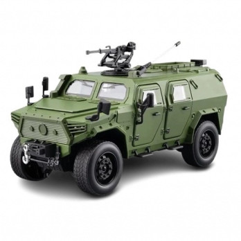 WOJSKOWY OPANCERZONY DONGFENG MENGSHI METALOWY MODEL SAMOCHODU 1:20 ZIELONY