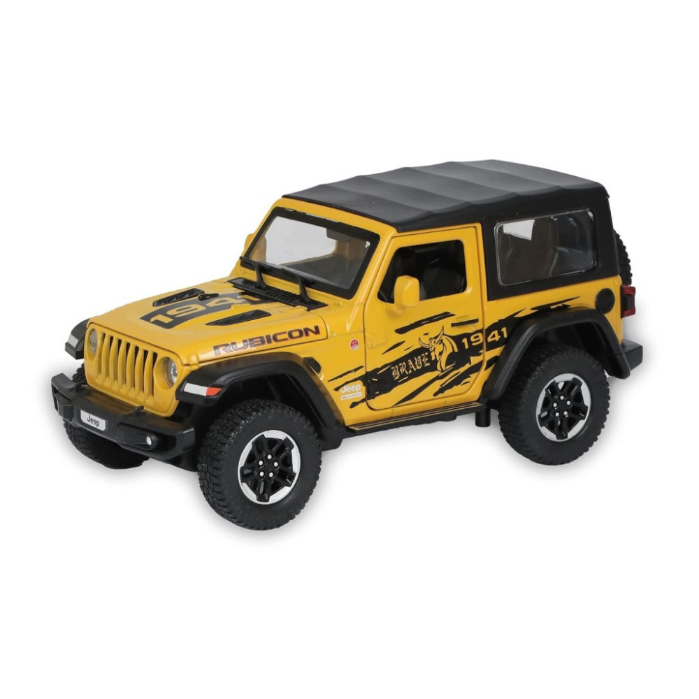 JEEP WRANGLER RUBICON 1941 METALOWY MODEL SAMOCHODU 1:24 DŹWIĘK ŚWIATŁO