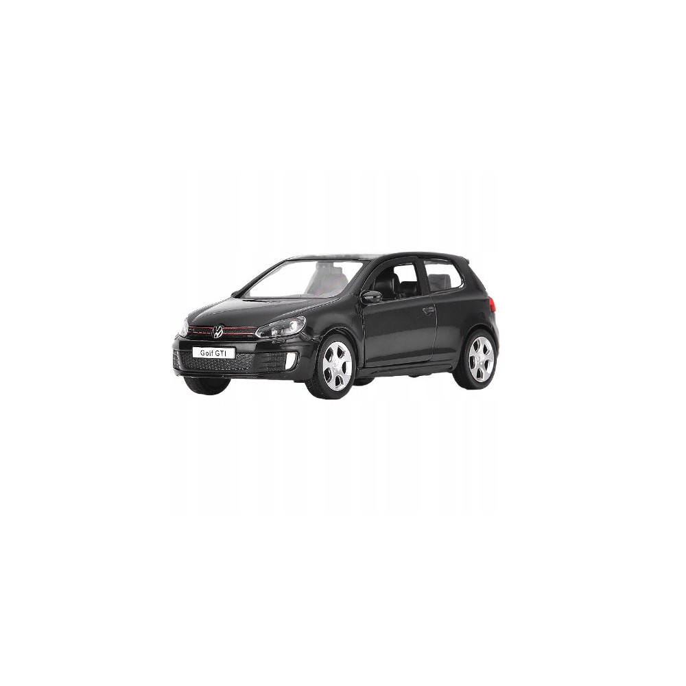 VOLKSWAGEN GOLF GTI METALOWY MODEL SAMOCHODU 1:32 DŹWIĘK ŚWIATŁO CZARNY