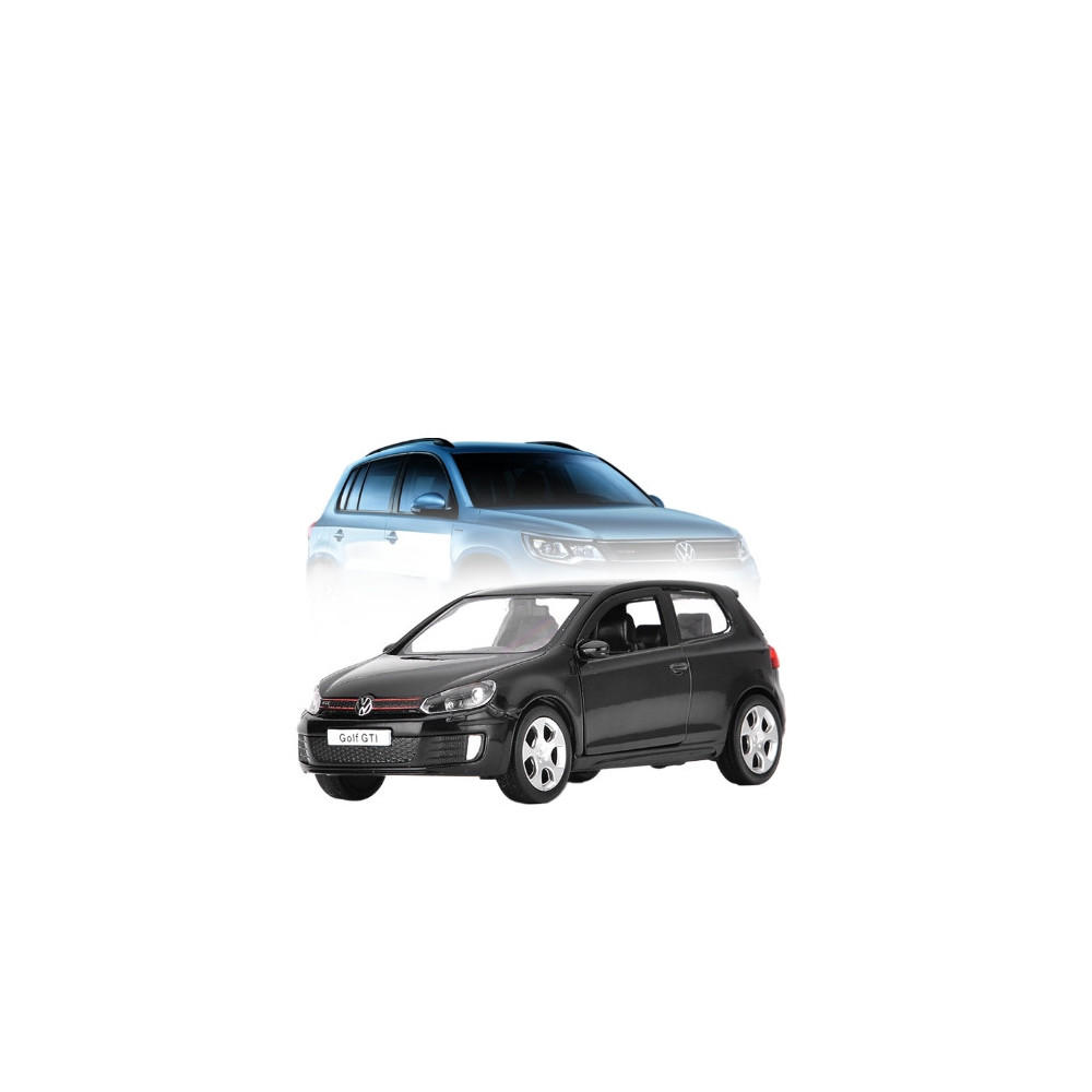 VOLKSWAGEN GOLF GTI METALOWY MODEL SAMOCHODU 1:32 DŹWIĘK ŚWIATŁO CZARNY