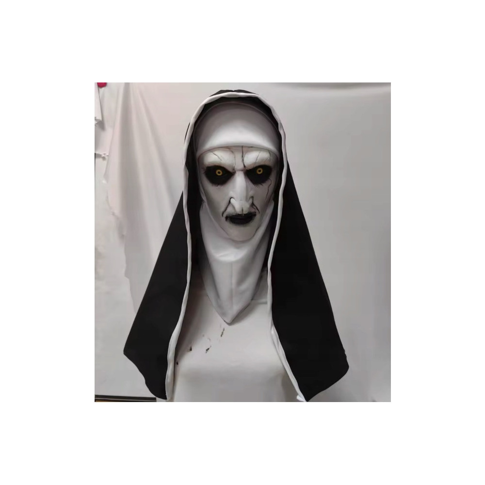 MASKA LATEKSOWA HALLOWEEN STRASZNA ZAKONNICA KOSTIUM PRZEBRANIE HORROR