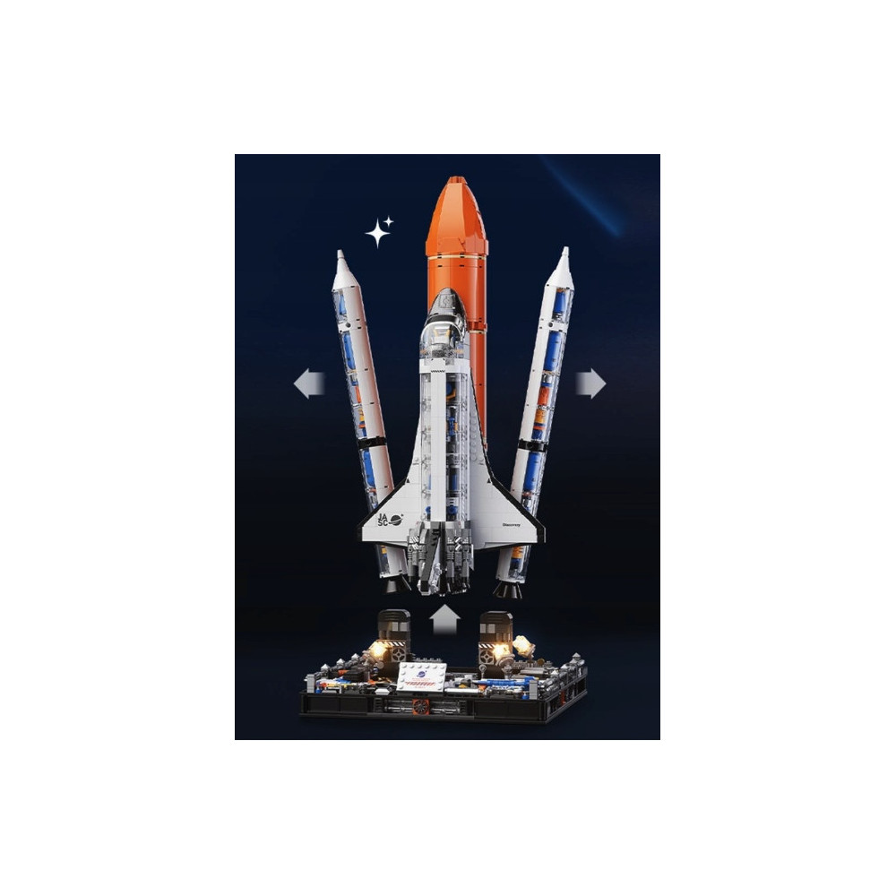 PROM KOSMICZNY ZESTAW KLOCKÓW SUPER SPACE SHUTTLE 2226 ELEMENTÓW MODEL