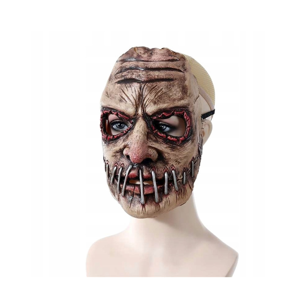 MASKA HORROR LATEKSOWA ZOMBIE HALLOWEEN STRASZNA PRZEBRANIE NA TWARZ