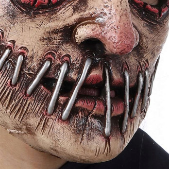 MASKA HORROR LATEKSOWA ZOMBIE HALLOWEEN STRASZNA PRZEBRANIE NA TWARZ
