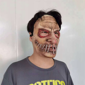 MASKA HORROR LATEKSOWA ZOMBIE HALLOWEEN STRASZNA PRZEBRANIE NA TWARZ