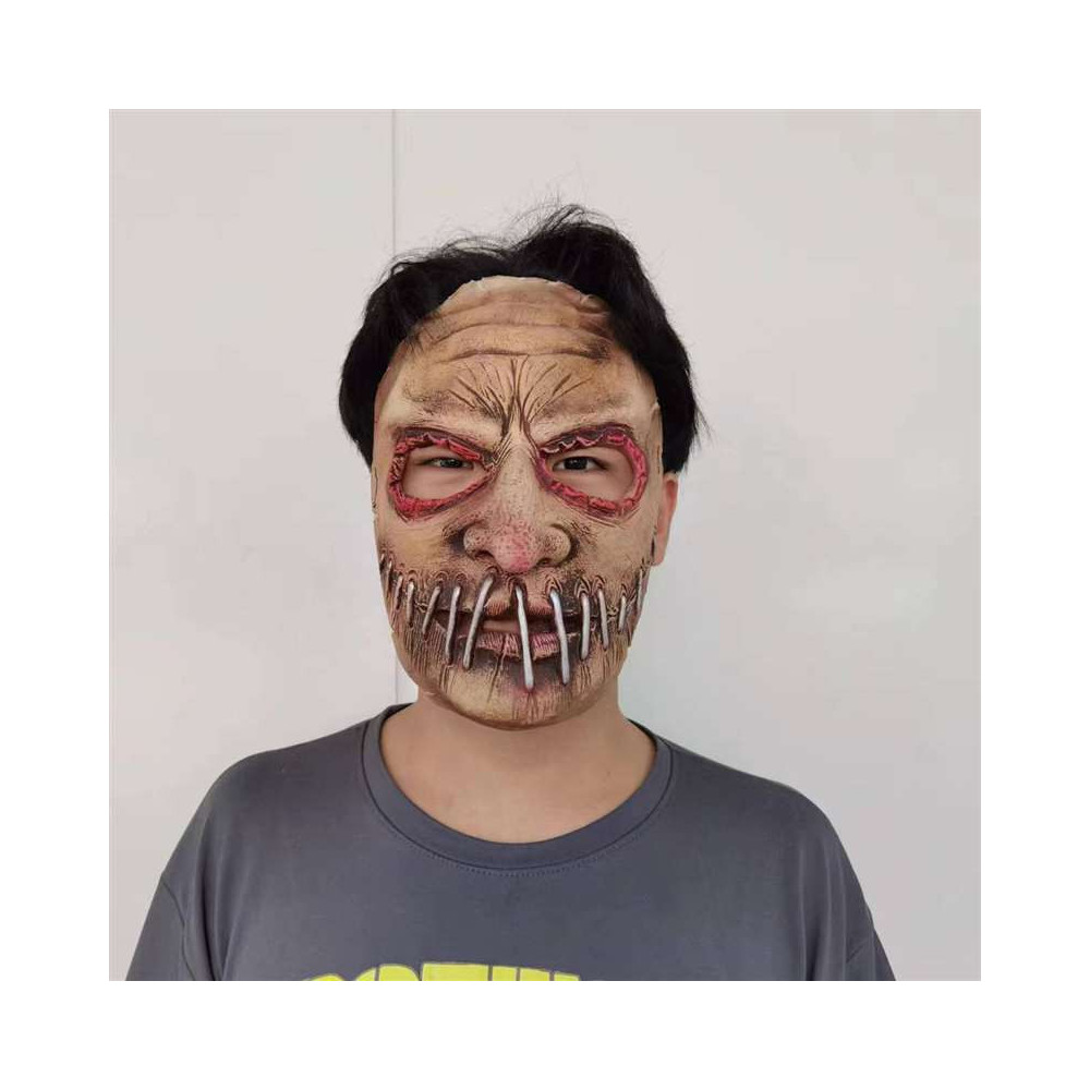 MASKA HORROR LATEKSOWA ZOMBIE HALLOWEEN STRASZNA PRZEBRANIE NA TWARZ
