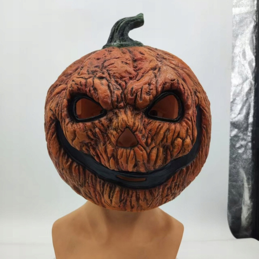 MASKA LATEKSOWA DYNIA HALLOWEEN JACK O LANTERN KOSTIUM PRZEBRANIE HORROR