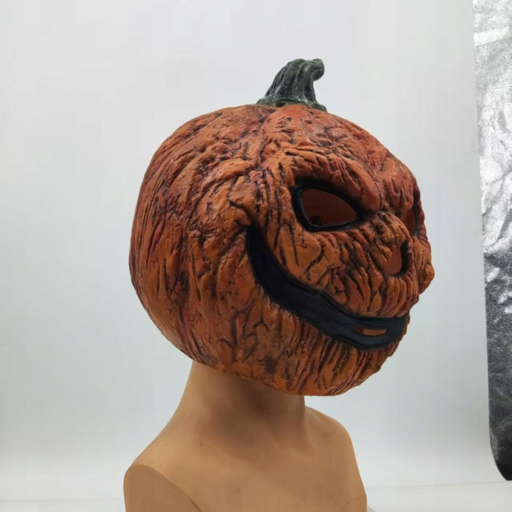 MASKA LATEKSOWA DYNIA HALLOWEEN JACK O LANTERN KOSTIUM PRZEBRANIE HORROR