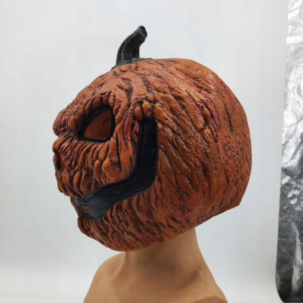 MASKA LATEKSOWA DYNIA HALLOWEEN JACK O LANTERN KOSTIUM PRZEBRANIE HORROR