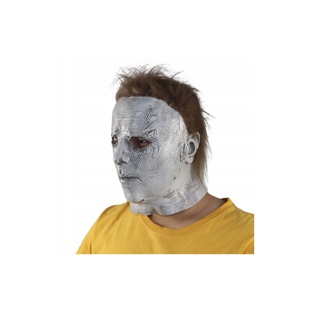 PRZERAŻAJĄCA MASKA HALLOWEEN MICHAEL MYERS KOSTIUM NA TWARZ PRZEBRANIE