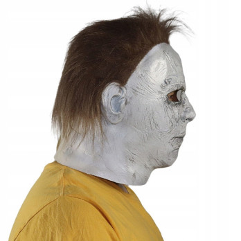 PRZERAŻAJĄCA MASKA HALLOWEEN MICHAEL MYERS KOSTIUM NA TWARZ PRZEBRANIE