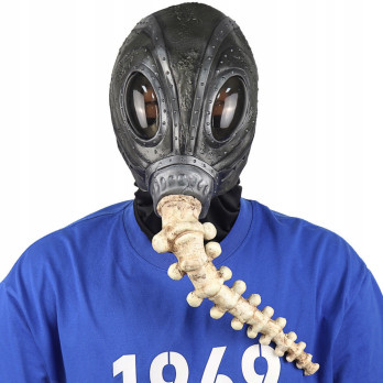 MASKA LATEKSOWA SANDMAN STEAMPUNK KOMINIARKA PRZEBRANIE KRÓL MARZEŃ