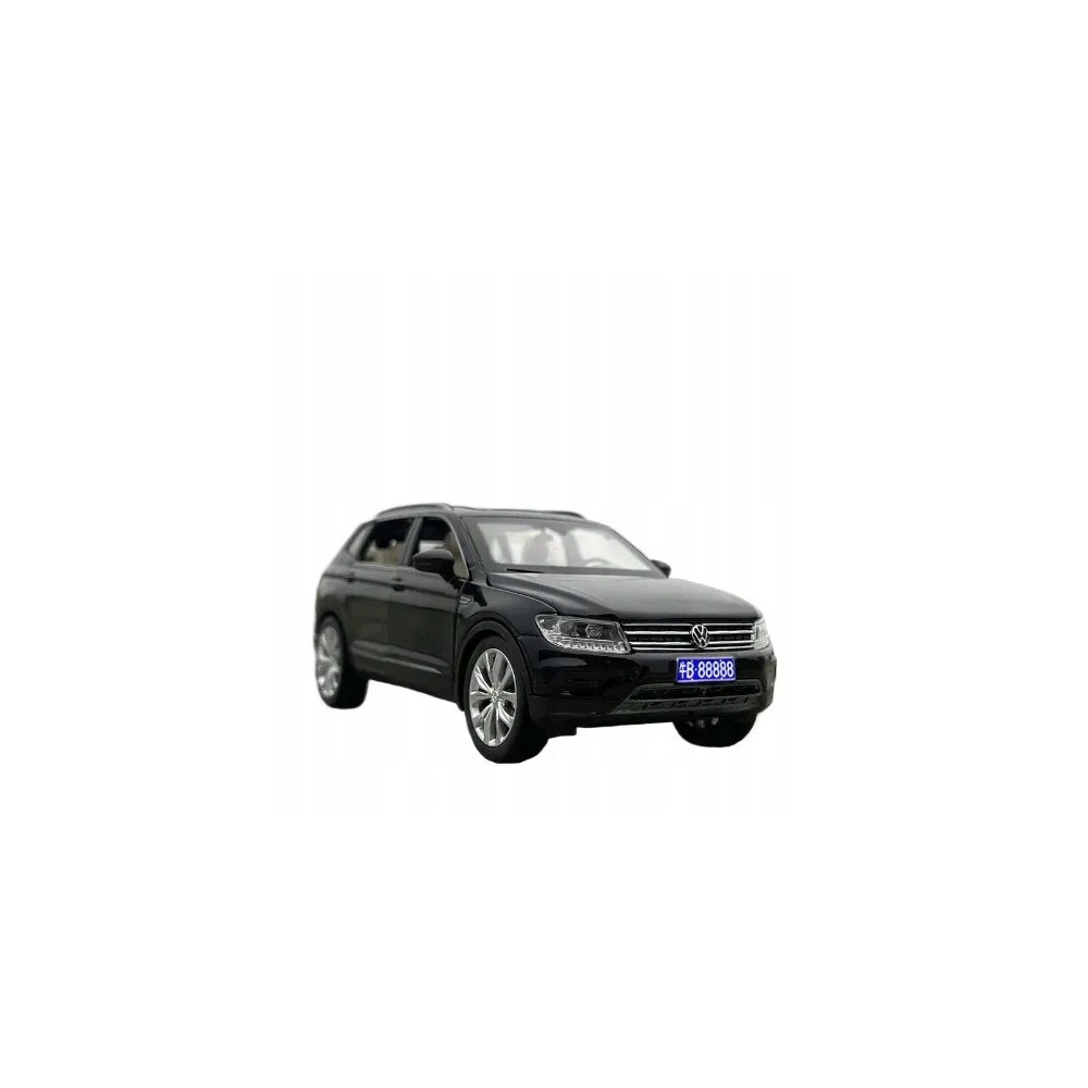 VOLKSWAGEN TIGUAN L METALOWY MODEL SAMOCHODU 1:32 DŹWIĘK ŚWIATŁO CZARNY