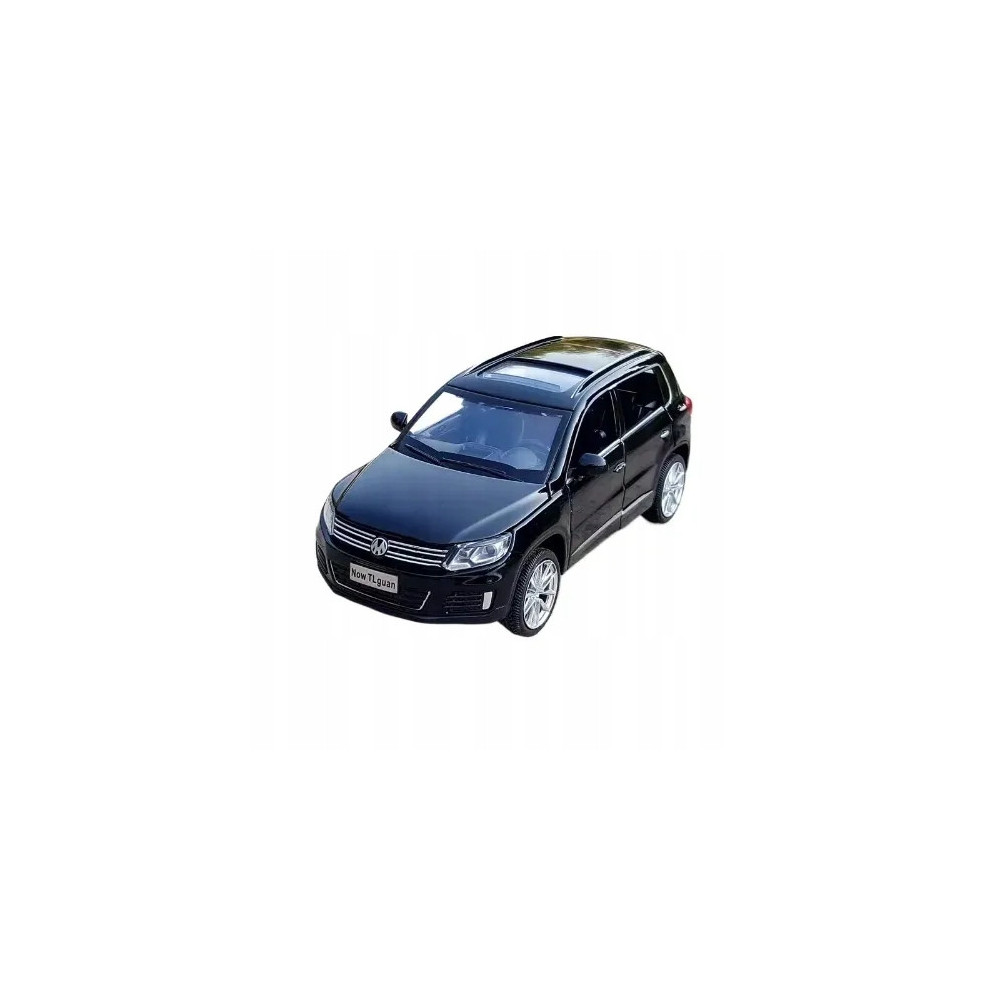 VOLKSWAGEN TIGUAN L METALOWY MODEL SAMOCHODU 1:32 DŹWIĘK ŚWIATŁO CZARNY