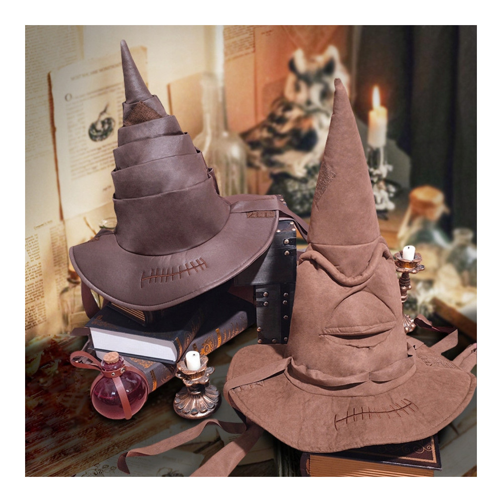 KAPELUSZ CZARODZIEJA MAGICZNA CZAPKA WIEDŹMY TIARA PRZEBRANIE NA HALLOWEEN