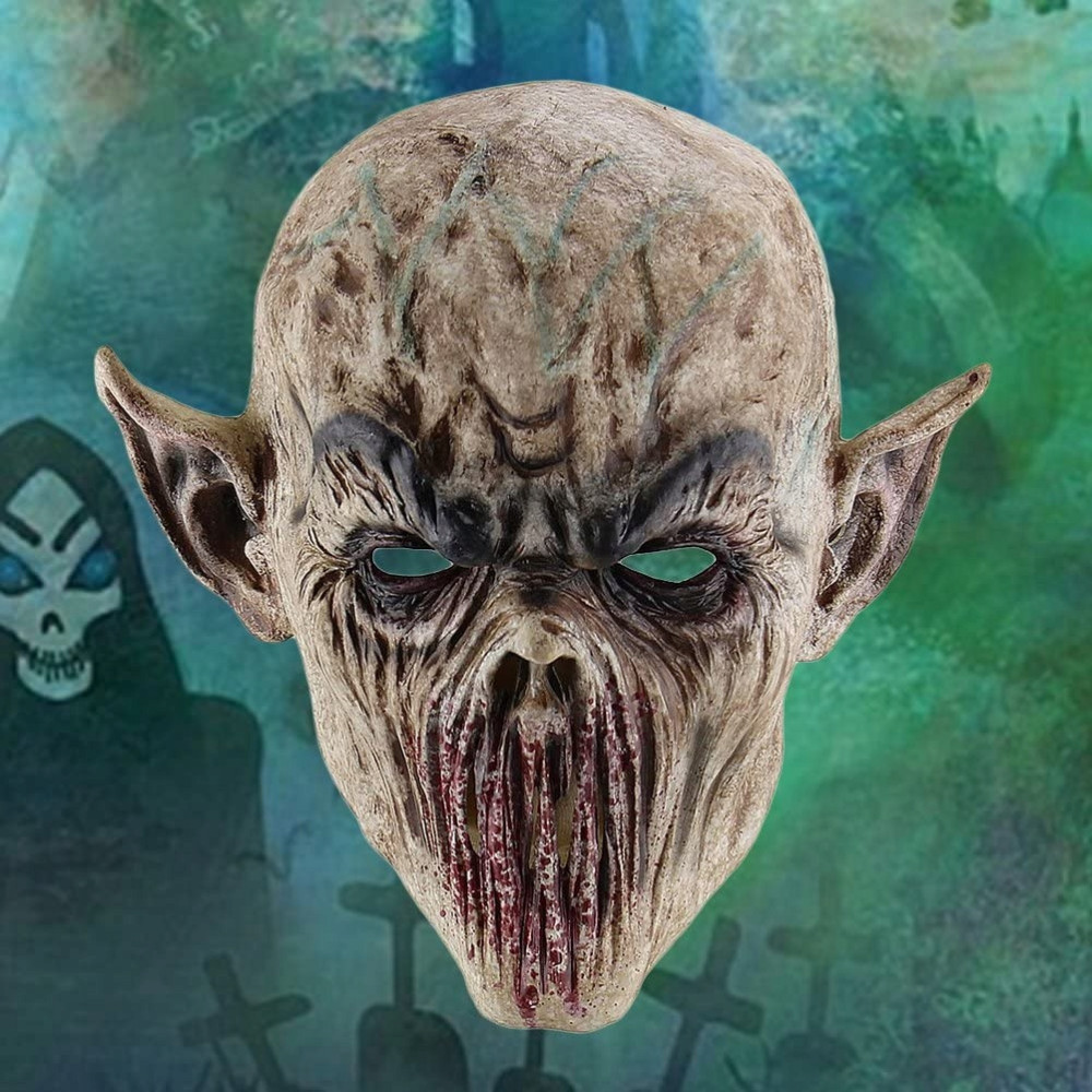 MASKA HALLOWEEN ZOMBIE DEMON SCARY MONSTER KOSTIUM NA TWARZ PRZEBRANIE
