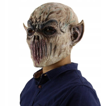 MASKA HALLOWEEN ZOMBIE DEMON SCARY MONSTER KOSTIUM NA TWARZ PRZEBRANIE