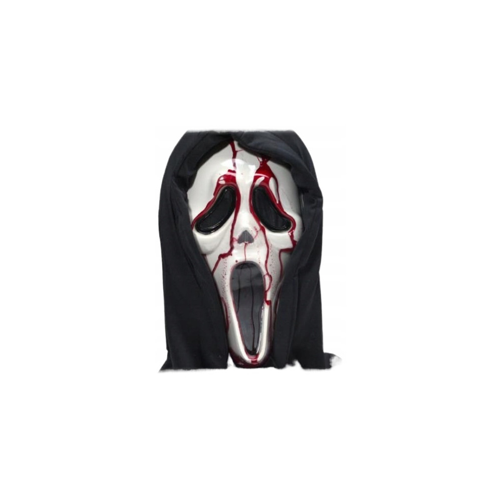 MASKA HALLOWEEN KRWAWIĄCY KRZYK HORROR KOMINIARKA PRZEBRANIE KOSTIUM