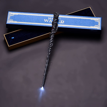 MAGICZNA RÓŻDŻKA HARRY POTTER ALASTOR MOODY LED KOLEKCJONERSKA W PUDEŁKU