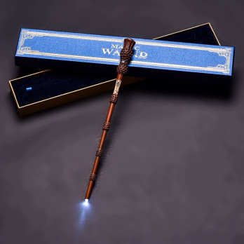 MAGICZNA RÓŻDŻKA DUMBLEDORE HARRY POTTER LED KOLEKCJONERSKA W PUDEŁKU