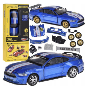 AUTO FORD MUSTANG GT METALOWY SAMOCHÓD MODEL DO TUNINGU 1:42