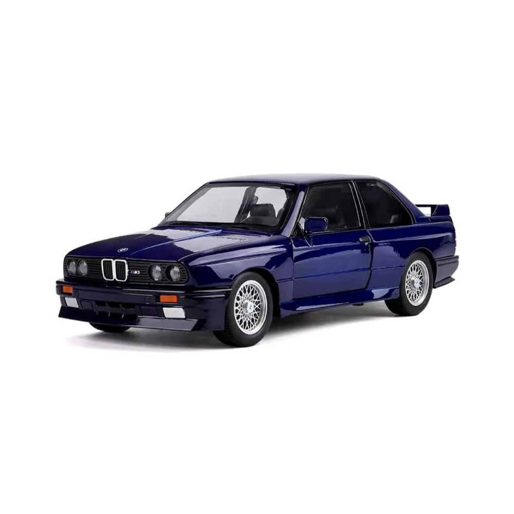 BMW M3 E30 MODEL METALOWY 1:24 DIE CAST ŚWIATŁA DŹWIĘK OTWIERANY GRANATOWY
