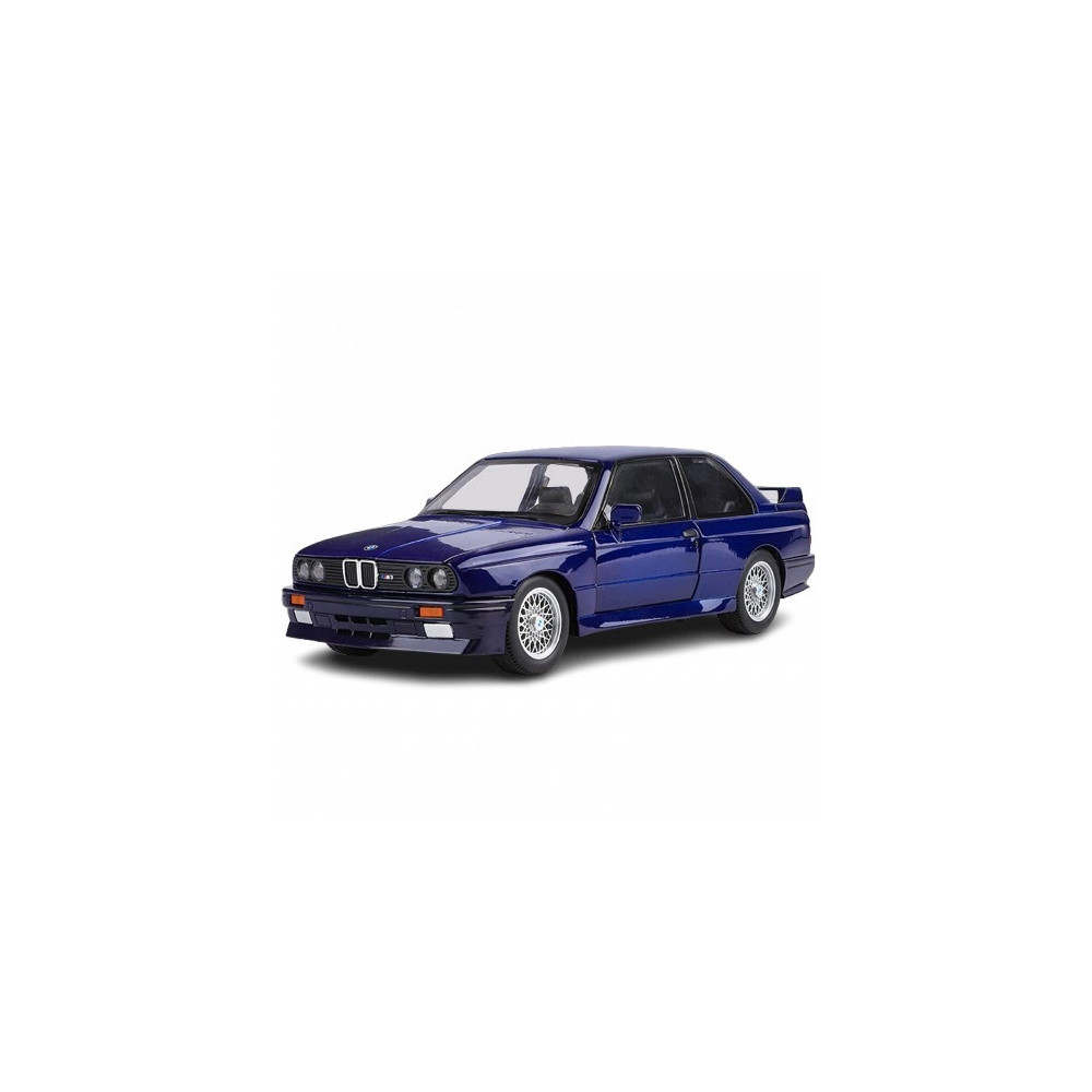 BMW M3 E30 MODEL METALOWY 1:24 DIE CAST ŚWIATŁA DŹWIĘK OTWIERANY GRANATOWY