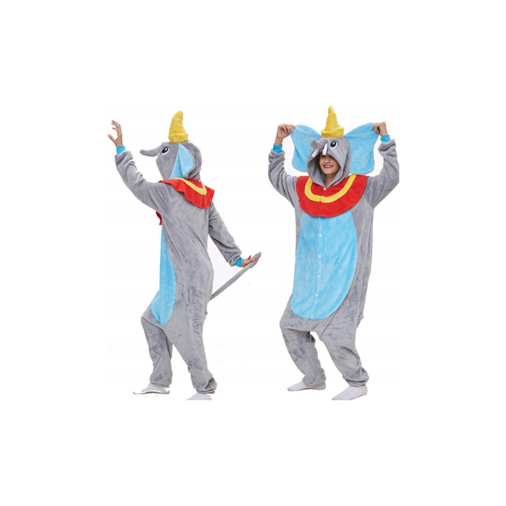 DUMBO SŁONIK ONESIE SŁOŃ DISNEY PIZAMA DRES M