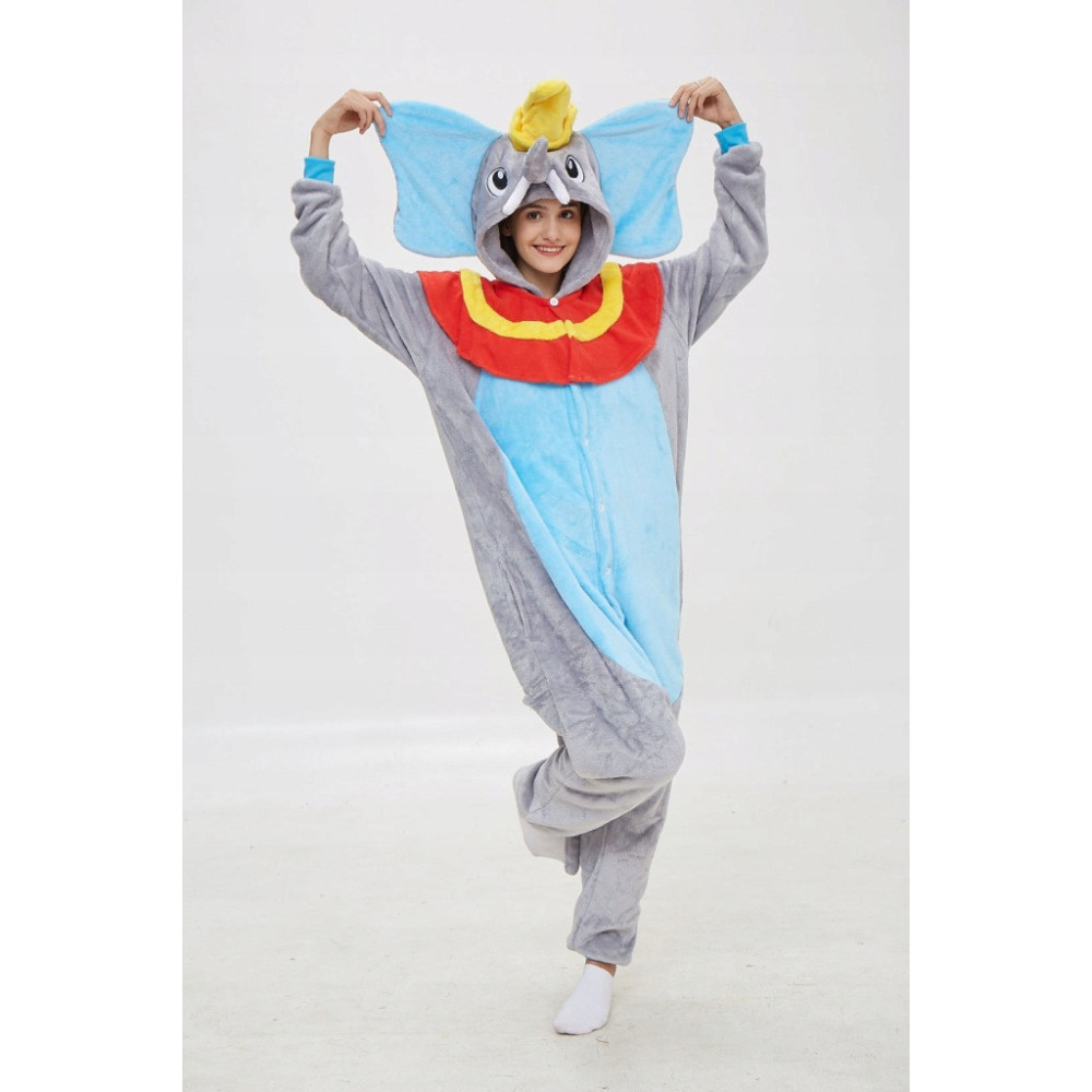 DUMBO SŁONIK ONESIE SŁOŃ DISNEY PIZAMA DRES M