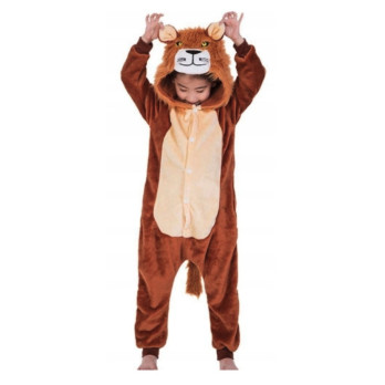ONESIE LEW DRES PIŻAMA PIŻAMKA PRZEBRANIE KIGURUMI DZIECIĘCA 98/104
