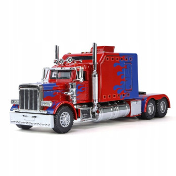 MODEL SAMOCHÓD TIR CIĘŻARÓWKA NACZEPA AMERICAN TRUCK ŚWIATŁA DŹWIĘKI RED