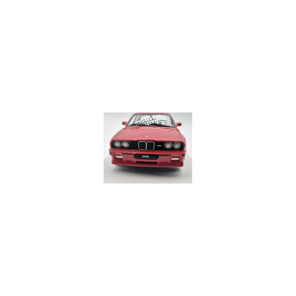 BMW M3 E30 MODEL METALOWY 1:24 DIE CAST ŚWIATŁA DŹWIĘK OTWIERANY CZERWONY