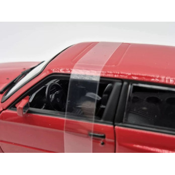BMW M3 E30 MODEL METALOWY 1:24 DIE CAST ŚWIATŁA DŹWIĘK OTWIERANY CZERWONY