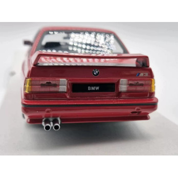 BMW M3 E30 MODEL METALOWY 1:24 DIE CAST ŚWIATŁA DŹWIĘK OTWIERANY CZERWONY